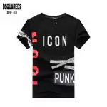 dsquared2 t-shir de luxe icon punk black